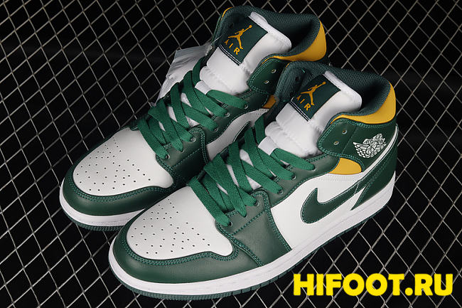 Jordan 1 Mid Sonics (2021)  554724-371 - 1