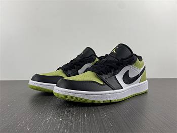 Jordan 1 Low Snakeskin Vivid Green  DX4446-301