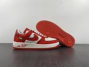 L0u1s Vu1tton Nike Air Force 1 Low red - 4