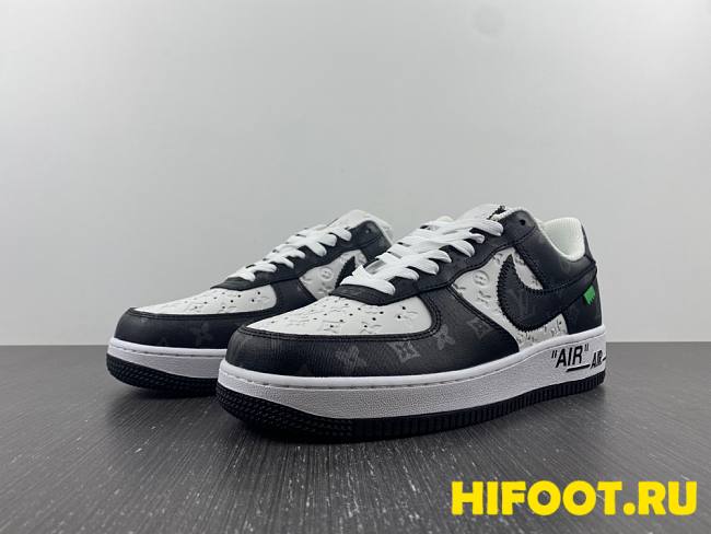 L0u1s Vu1tton Nike Air Force 1 Low Black - 1