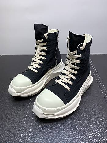 Rick Owens Abstract High Top Black Milk 