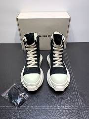 Rick Owens Abstract High Top Black Milk  - 2