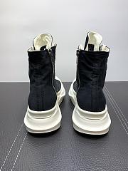 Rick Owens Abstract High Top Black Milk  - 4