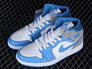 Jordan 1 Mid University Blue Grey DX9276-100 - 1