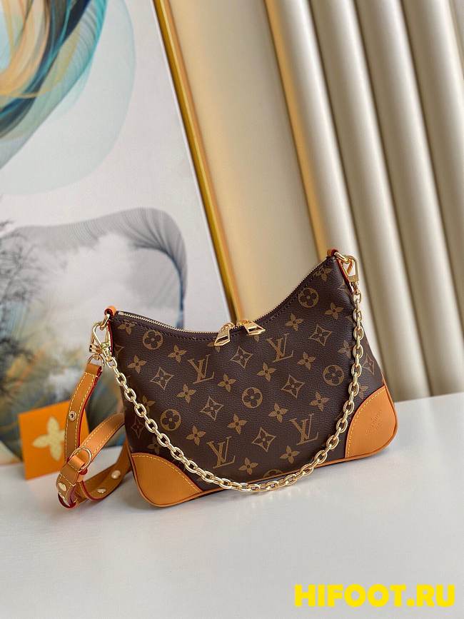 L0u1s Vu1tton Boulogne Monogram Brown 27×19×10CM - 1