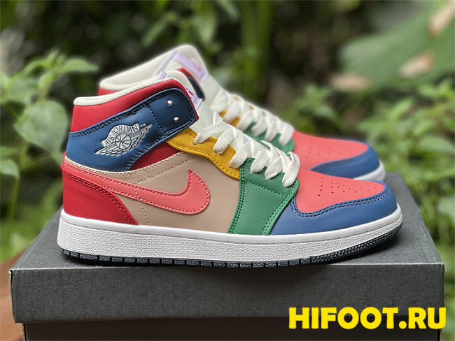 Jordan 1 Mid SE Multi Color (2022) (W)  DN3738-400 - 1