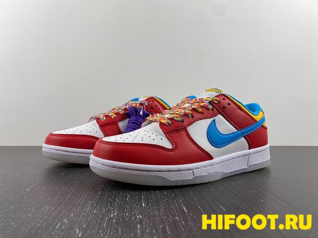 Nike Dunk Low QS LeBron James Fruity Pebbles  DH8009-600 - 1