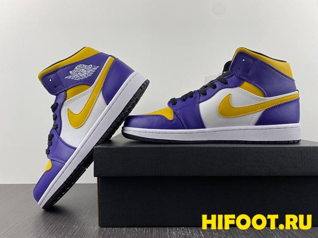 Jordan 1 Mid Lakers 2022 DQ8426-517 - 1