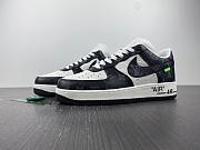 L0u1s Vu1tton Nike Air Force 1 black  - 1