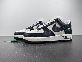 L0u1s Vu1tton Nike Air Force 1 black 