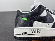 L0u1s Vu1tton Nike Air Force 1 black  - 3