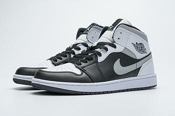 Air Jordan 1 Mid White Shadow 554724-073