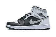 Air Jordan 1 Mid White Shadow 554724-073 - 5