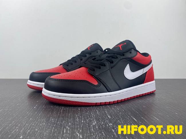 Air Jordan 1 Low Alternate Bred Toe 553558-066 - 1