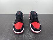 Air Jordan 1 Low Alternate Bred Toe 553558-066 - 2