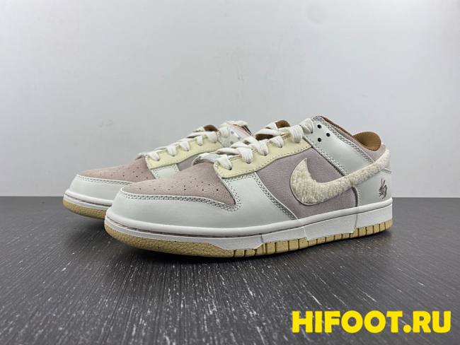 Nike Dunk Low Retro PRM Year of the Rabbit Fossil Stone 2023 FD4203-211 - 1