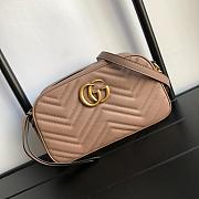 GUCCI GG Marmont small matelassé shoulder bag 447632 9.5W x 5H x 3D - 1