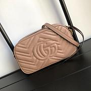 GUCCI GG Marmont small matelassé shoulder bag 447632 9.5W x 5H x 3D - 4