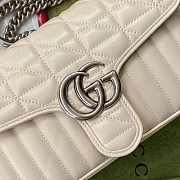 Gvcci Marmont whtie  443497 26*15*7cm - 2