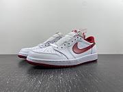 Jordan 1 Retro Low White Varsity Red 705329-101 - 1