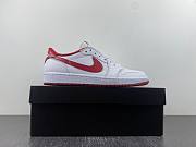 Jordan 1 Retro Low White Varsity Red 705329-101 - 5