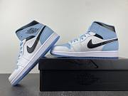 Air Jordan 1 Mid SE White Ice Blue DV1308-104  - 4