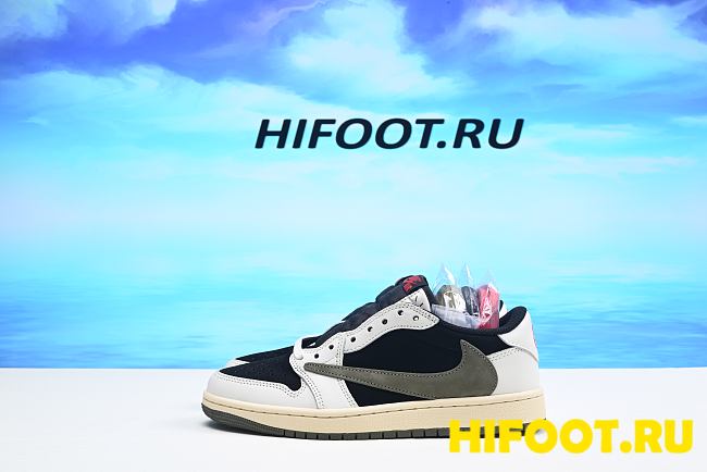 Travis Scott x Wmns Air Jordan 1 Retro Low OG Olive DZ4137-106 - 1