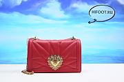 Dolce&Gabbana Large Devotion Bag in Red 26cm - 1