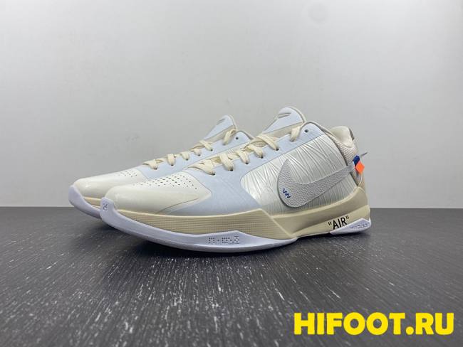 Nike Kobe 5 Protro Undefeated Rice White DB4796-101 - 1