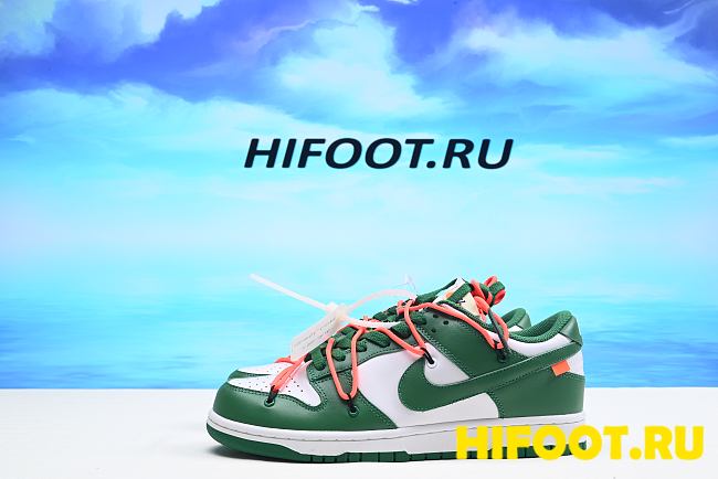 Nike Dunk Low Off-White Pine Green CT0856-100 - 1