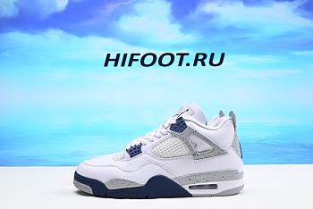 Air Jordan 4 Retro White Midnight Navy  DH6927-140