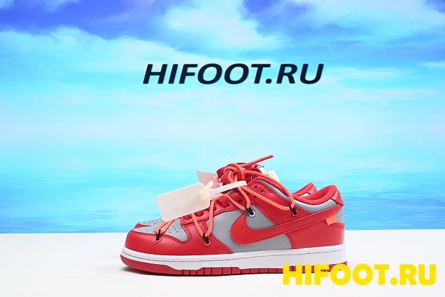 Nike Dunk Low Off-White University Red CT0856-600 - 1