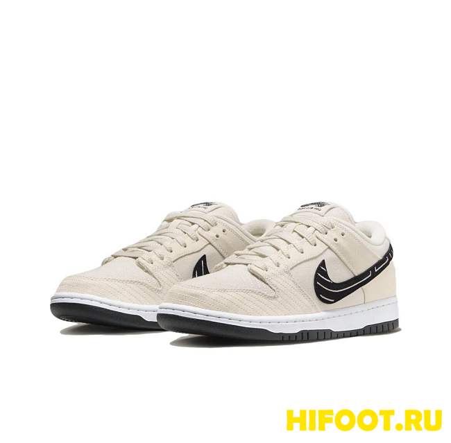 Albino & Preto x Nike SB Dunk Low Pearl White FD2627-200 - 1