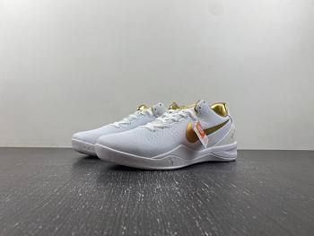 Kobe 8 Protro White Metallic Gold FV6325-100