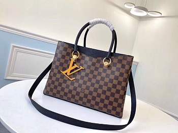 LOUIS VUITTON Damier Ebene LV Riverside Black 