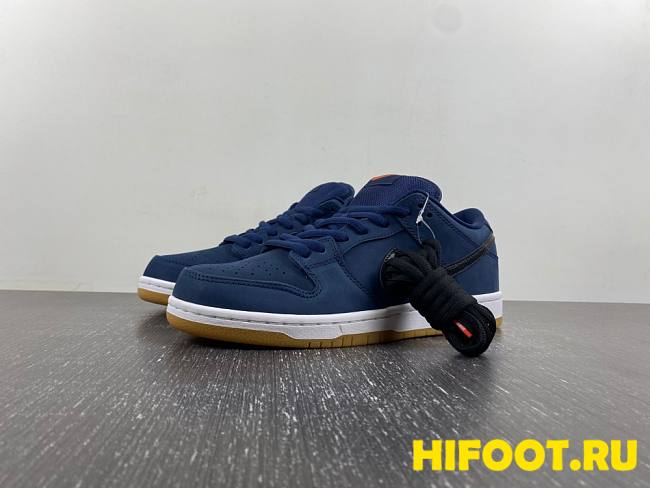 Nike SB Dunk Low Navy Black Gum CW7463-401 - 1