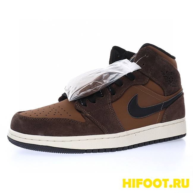 Jordan 1 Mid SE Dark Chocolate DC7294-200  - 1