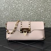 Valentino rockstud bag 26*13*7CM pink 2023111702 - 1