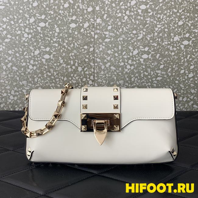 Valentino rockstud bag 26*13*7CM  white 2023111703 - 1