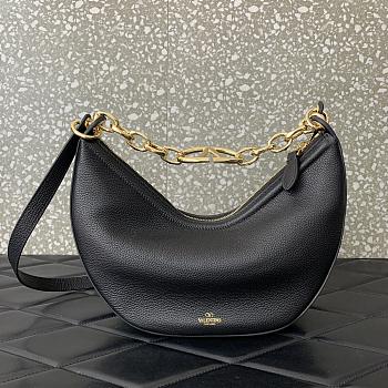 Valentino vlogo moon bag 29*23*11CM black 2023111704