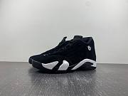 Air Jordan 14 Retro Black White  487471-016 - 1