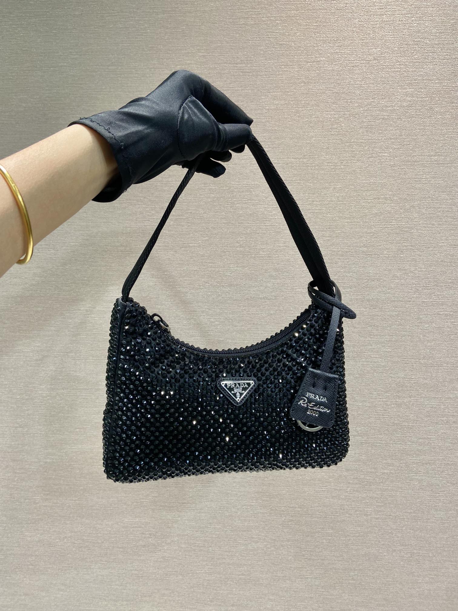 Pra*a blingbling bag 23*13*5cm