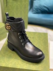 Gucci women's ankle boots with double G - 3