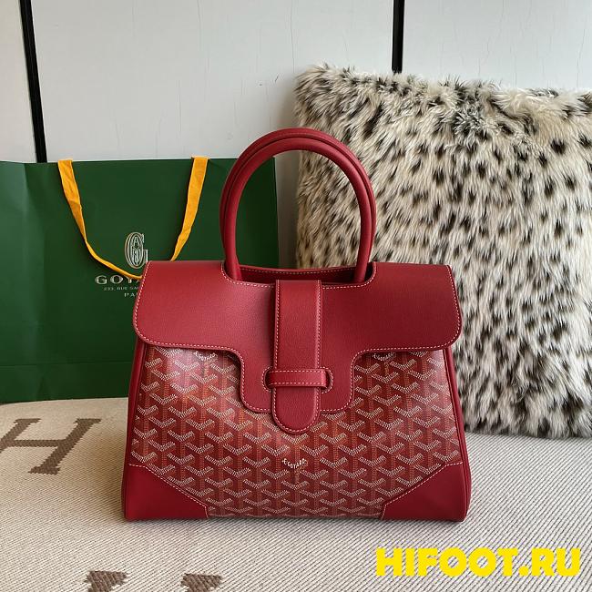 Goyard tote bag 34*25*16cm red 2023120605 - 1