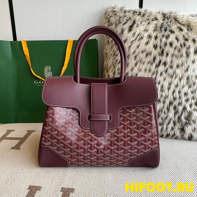 Goyard tote bag 34*25*16cm red 2023120606 - 1