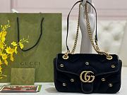 Gucci marmont bag black 26*15*7cm - 1