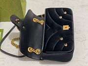 Gucci marmont bag black 26*15*7cm - 6