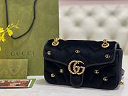 Gucci marmont bag black 26*15*7cm - 4