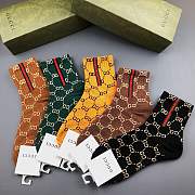 Gucci socks 5 pairs 2024011801 - 2