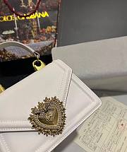 Dolce & Gabbana Devotion Envelope Top Handle Bag White 24CM - 4